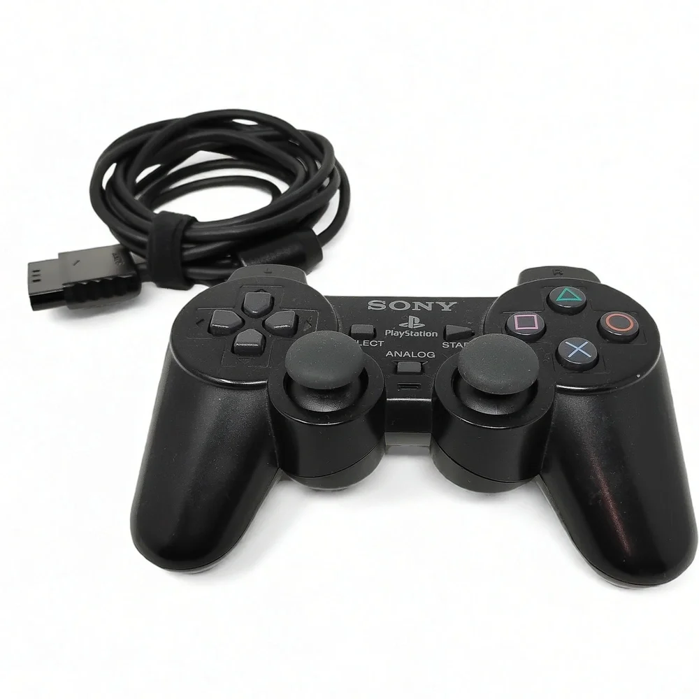 Sony PlayStation 2 Wired Controller SCPH-10010 PS2 Retro Gaming Analog Gamepad
